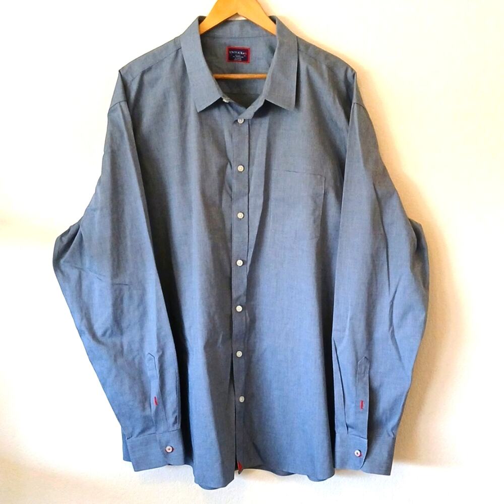 Untuckit Blue Button Up Dress Shirt XXXLC